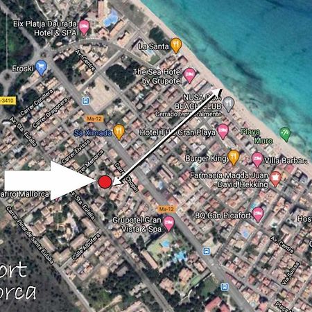 Villa Beach Palmitos Can Picafort  Eksteriør billede